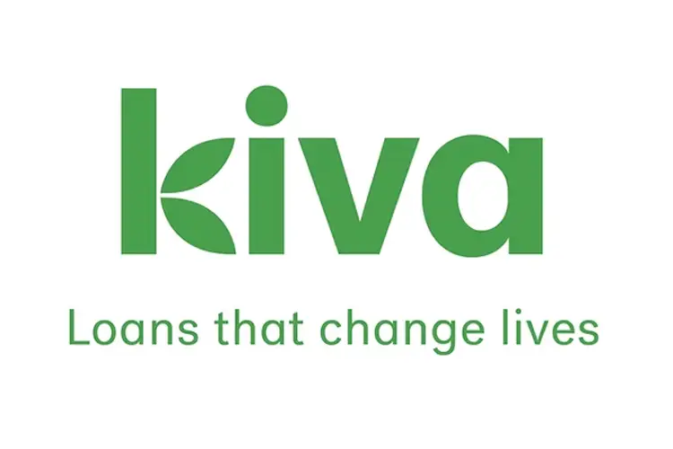 “Kiva logo – green lowercase ‘kiva’ with tagline ‘Loans that change lives.’”