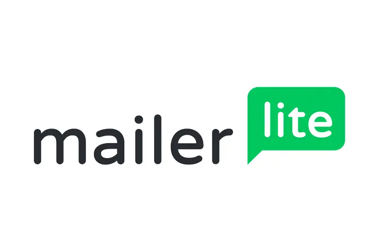 MailerLite logo with black and green text, symbolizing an email marketing platform for entrepreneurs and creative businesses.