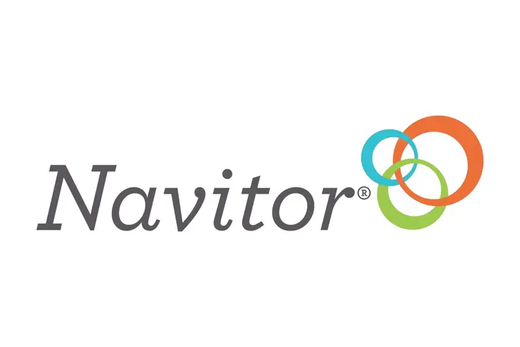 Navitor logo with interlocking colorful rings