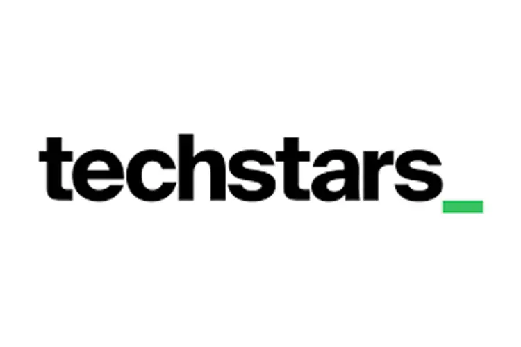 Techstars logo in bold black lowercase text with a green underscore, representing startup acceleration and funding for creative and tech entrepreneurs.