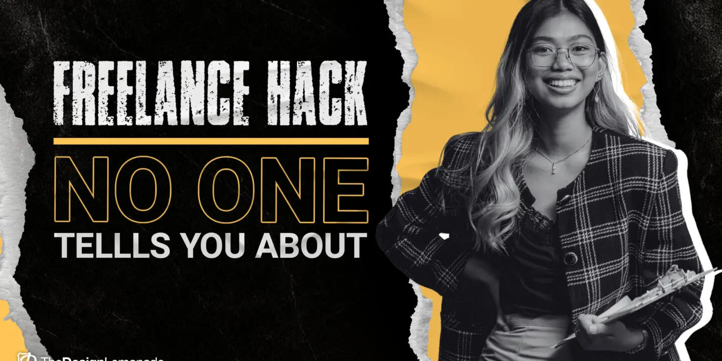 Smiling woman designer while holding a note pad, representing strategies to scale a freelance design business.