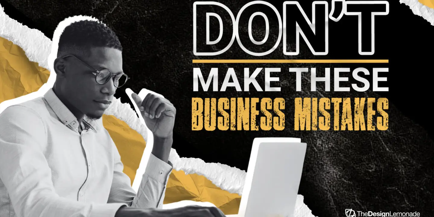 Black male on laptop looking puzzled, symbolizing common planning mistakes by design entrepreneurs.