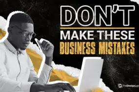 Black male on laptop looking puzzled, symbolizing common planning mistakes by design entrepreneurs.