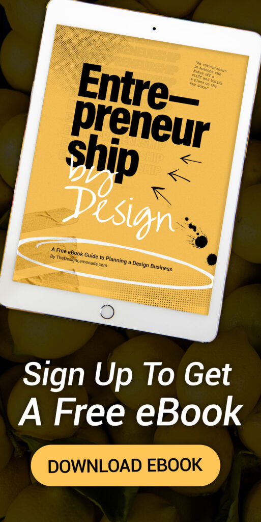 Sign up to our newsletter for a free Entrepreneurship by Design ebook