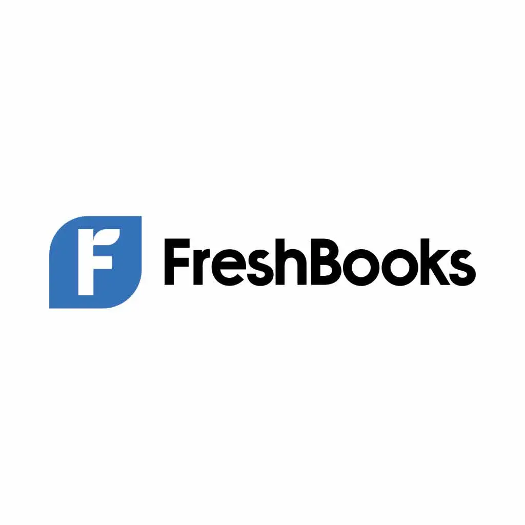 FreshBooks logo in blue, representing modern business design and entrepreneur-friendly accounting solutions.