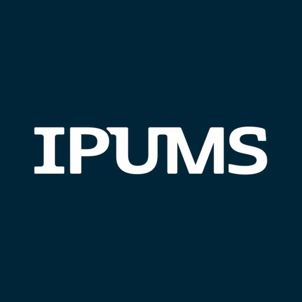 IPUMS logo – integrated public use microdata series for census & survey research