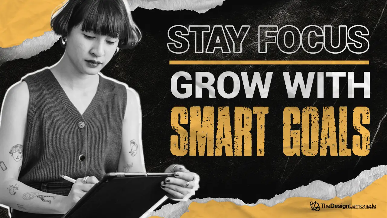 Young designer writing on a digital tablet, focusing on business goals with a thoughtful expression.